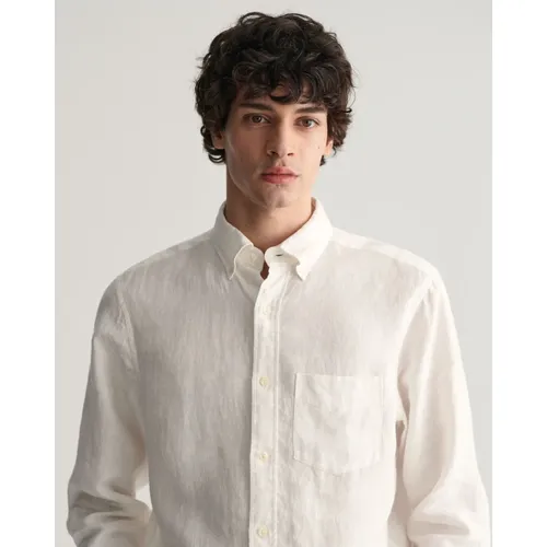 Linen Casual Shirt - Gant - Modalova