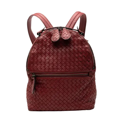 Pre-owned Leather Backpack - Bottega Veneta Vintage - Modalova