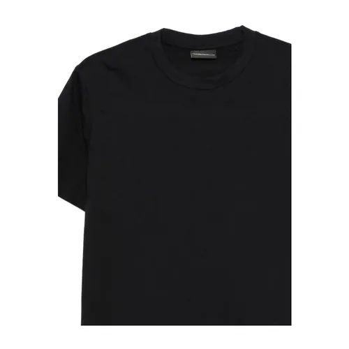 Logo Cotton T-Shirt - Emporio Armani - Modalova