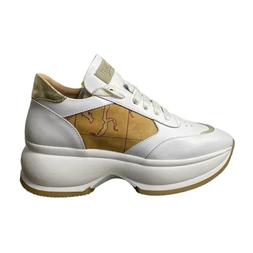 White Low Top Sneakers - Alviero Martini 1a Classe - Modalova