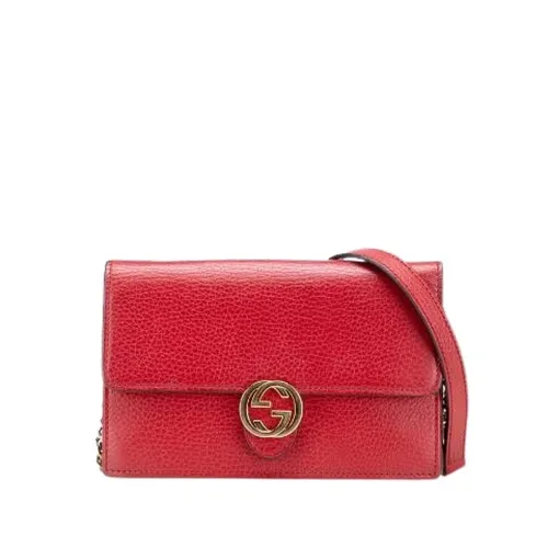 Pre-owned Leather wallets - Gucci Vintage - Modalova