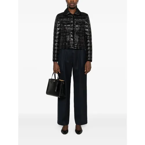 Quilted Black Toggle Coat - Fay - Modalova