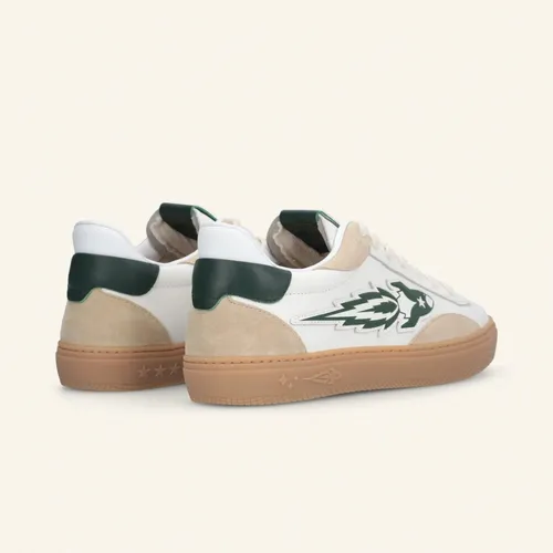 White and Green EJ Jupiter Rocket Sneakers - Enterprise Japan - Modalova