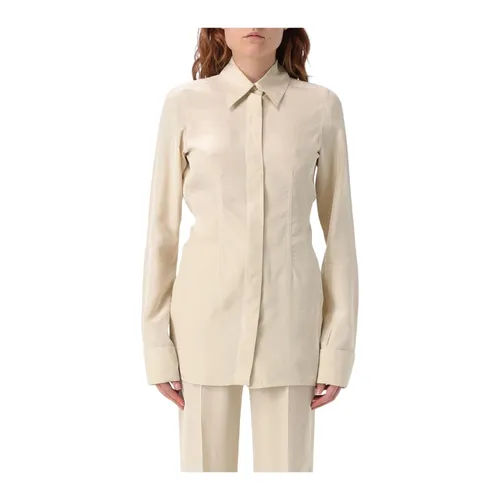 Timeless White Button-Up Shirt - Sportmax - Modalova