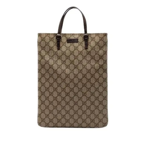 Pre-owned Vintage Canvas Tote Bag - Gucci Vintage - Modalova