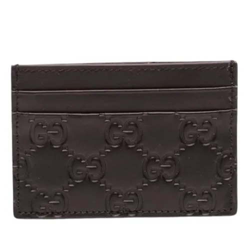 Pre-owned Leather Wallet - Gucci Vintage - Modalova