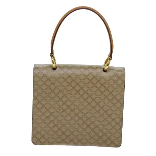 Pre-owned Vintage Macadam Canvas Hand Bag - Celine Vintage - Modalova