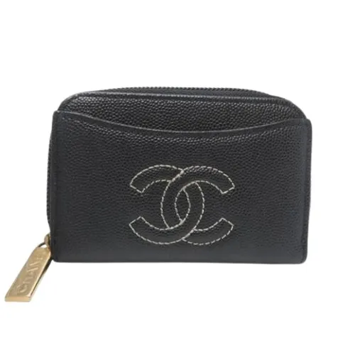 Pre-owned Leather Wallet - Chanel Vintage - Modalova