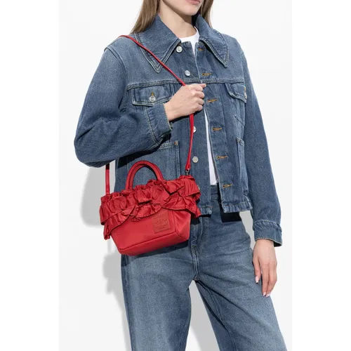 Logo Handbag - Ganni - Modalova