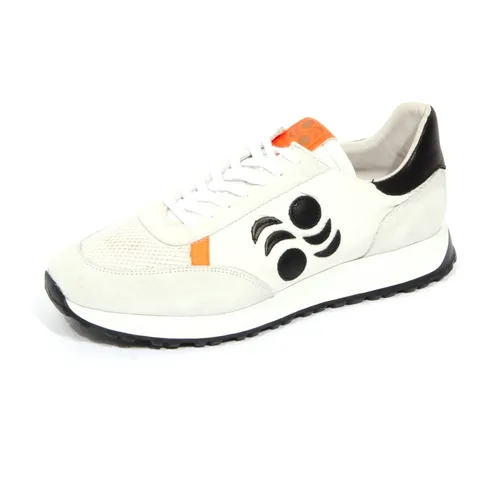 White/Grey Suede/Fabric Shoes, Model: Trl10Wk - Pantofola d'Oro - Modalova