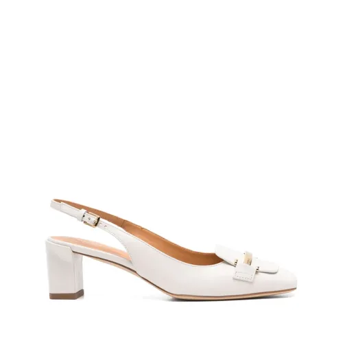 White Slingback Strap with Low Heel - Tod's - Modalova