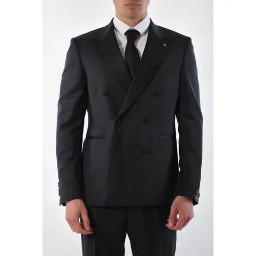 Double-breasted Smoking Suit - Tagliatore - Modalova