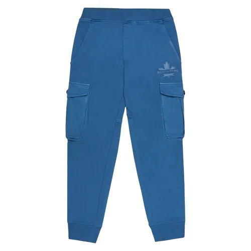 Maple Leaf Logo Cargo Joggers - Dsquared2 - Modalova