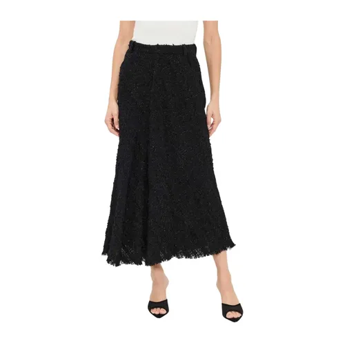 Black Tweed Mini Skirt with Pockets - IRO - Modalova