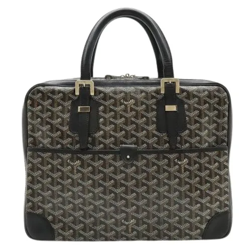 Pre-owned Ambassade PM Coated Canvas Briefcase - Goyard Vintage - Modalova