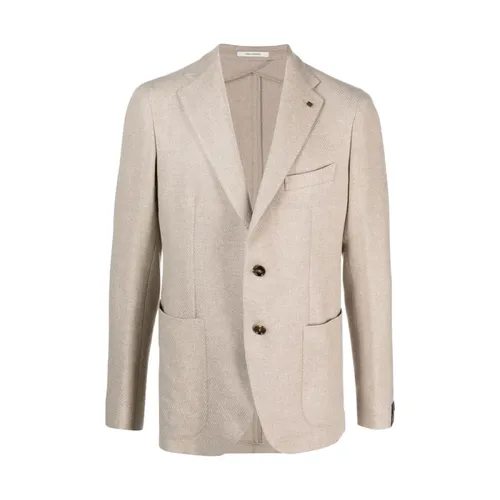 Beige Wool Blend Blazer - Tagliatore - Modalova