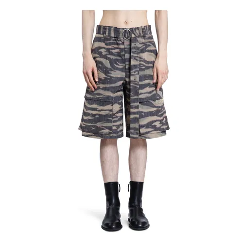 Silk Chiné Shorts - Jil Sander - Modalova