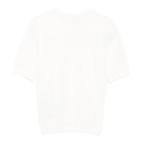 White Shirt with Round Neckline - Balmain - Modalova