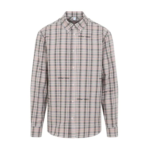 Flannel Shirt - Off White - Modalova