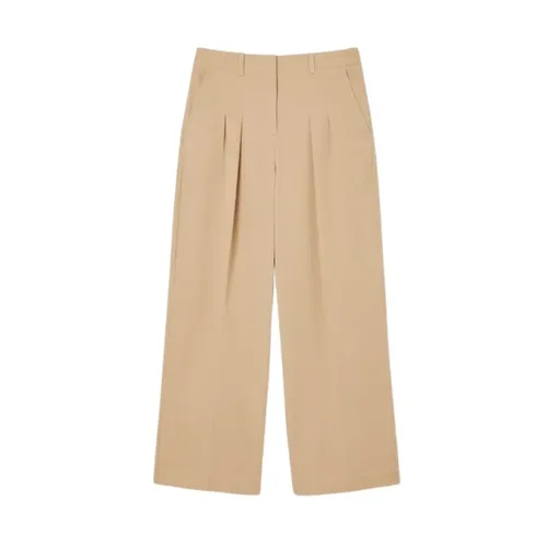 Wide Leg Stretch Pants - Lacoste - Modalova