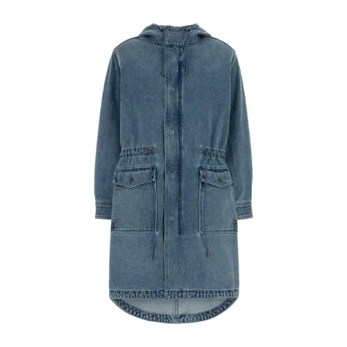 Hooded Denim Parka - Michael Kors - Modalova