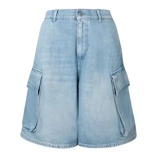 Blue Bermuda Shorts Stylish Cargo Pockets - JW Anderson - Modalova