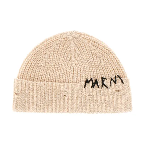 Wool Beanie for Stylish Women - Marni - Modalova