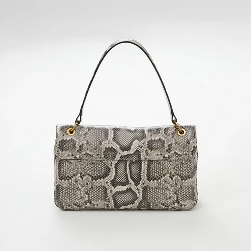 Python-Print Leather Clutch - Just Cavalli - Modalova