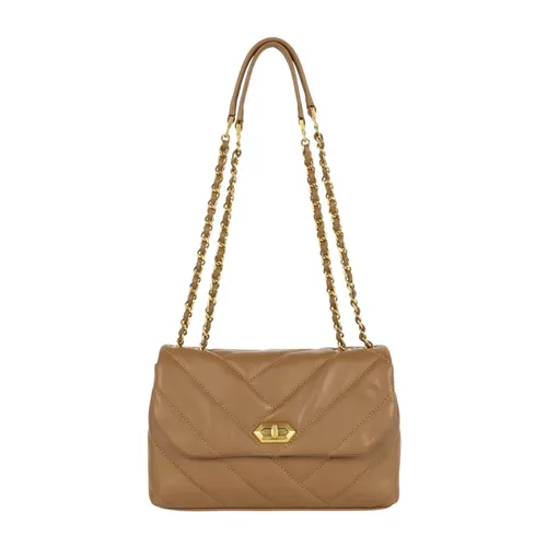 Soft Matelassé Shoulder Bag - Lancaster - Modalova