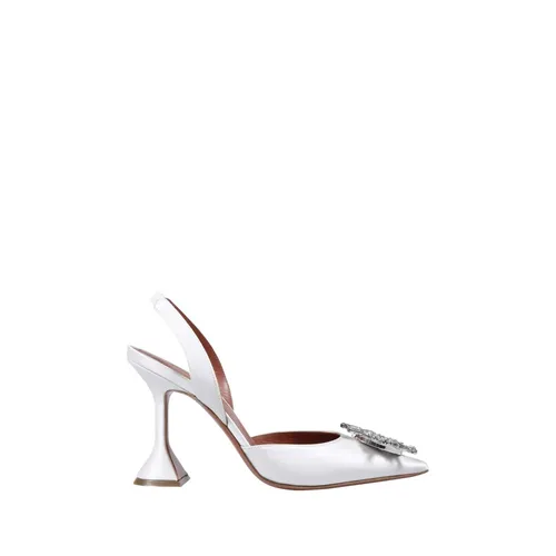 White Pump - 95 MM - Amina Muaddi - Modalova