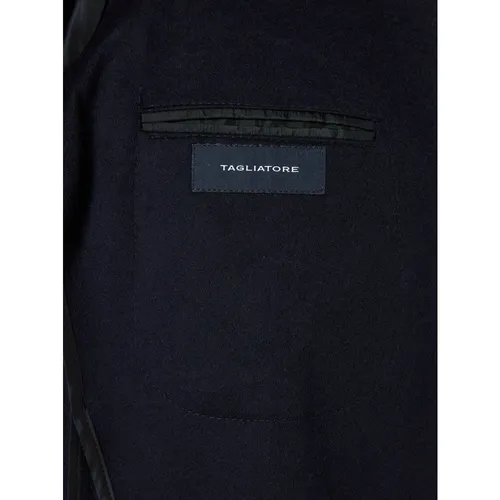 Single-breasted Cashmere Jacket - Tagliatore - Modalova