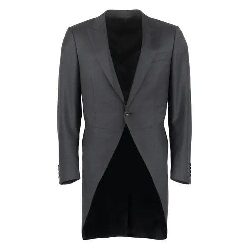 Wool Tailored Jacket with Peak Lapel - Canali - Modalova