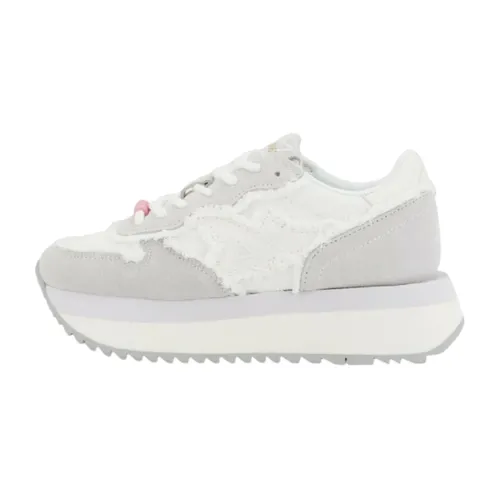Stargirl Canvas Sneakers with Logo - Sun68 - Modalova