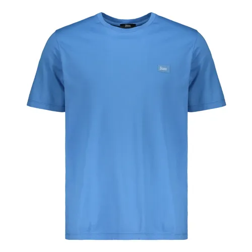 Cotton Round Neck T-Shirt - Herno - Modalova