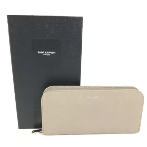 Pre-owned Leather Wallet - Yves Saint Laurent Vintage - Modalova