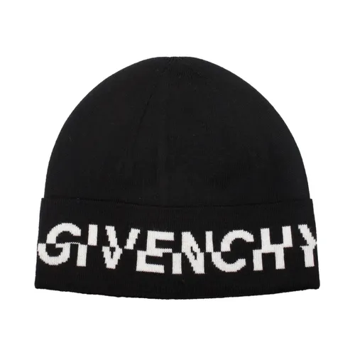 Split Logo Wool Beanie - Givenchy - Modalova
