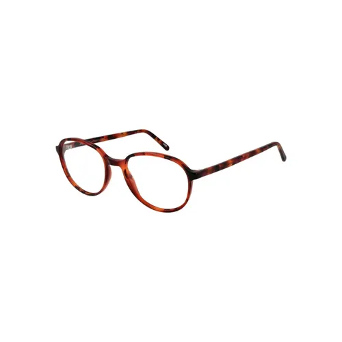 Red Acetate Panto Optical Frames - Andy Wolf - Modalova