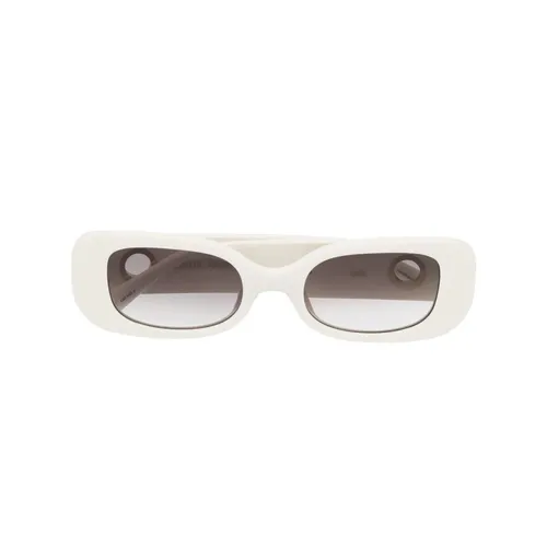 Gafas de Sol Blancas Estilo Casual Lola - Linda Farrow - Modalova