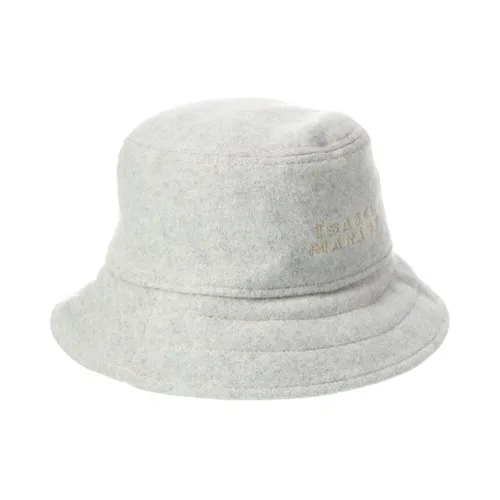 Giorgia Wool Felt Logo Bucket Hat - Isabel Marant - Modalova
