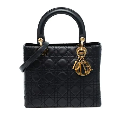 Pre-owned Leather Handbag - Dior Vintage - Modalova
