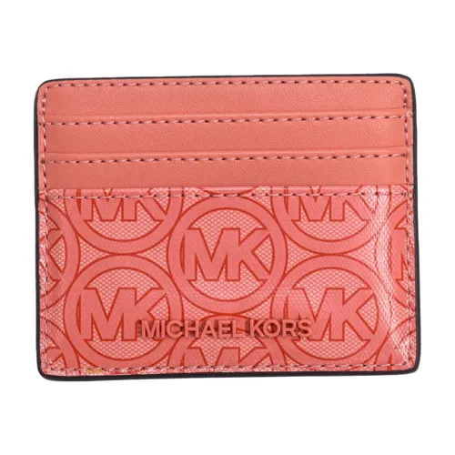 Rectangular Card Holder with ID Window - Michael Kors - Modalova