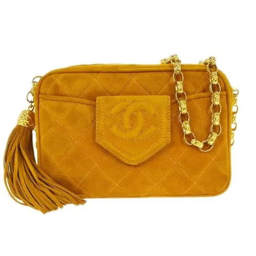 Pre-owned Suede Cross Body Bag - Chanel Vintage - Modalova