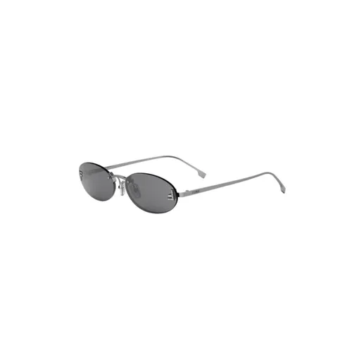 First Crystal Oval Sunglasses - Fendi - Modalova