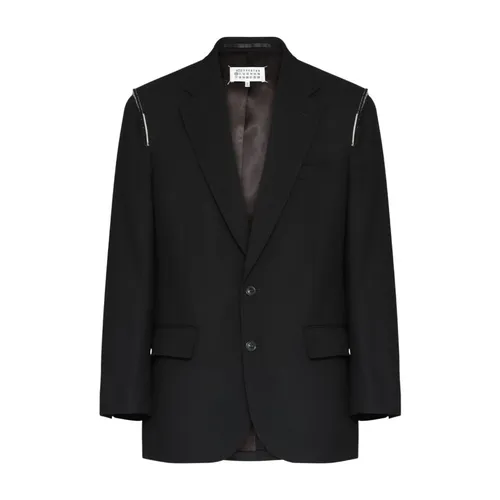 Wool single-breasted blazer - Maison Margiela - Modalova