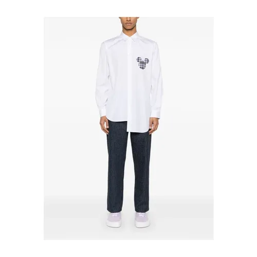 White Button-Up Shirt Long Sleeves - Comme des Garçons - Modalova