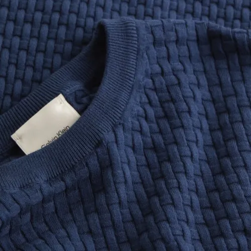 Small Basquet Weave CN Sweater - Calvin Klein - Modalova