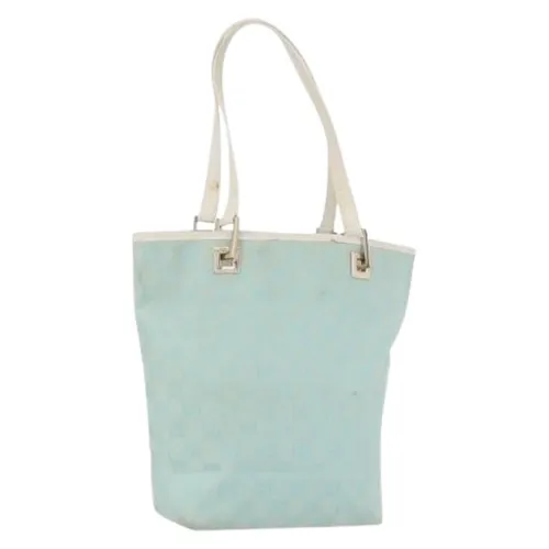 Pre-owned Canvas Tote Bag - Gucci Vintage - Modalova