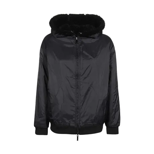 Reversible Polyester Jacket - Emporio Armani - Modalova