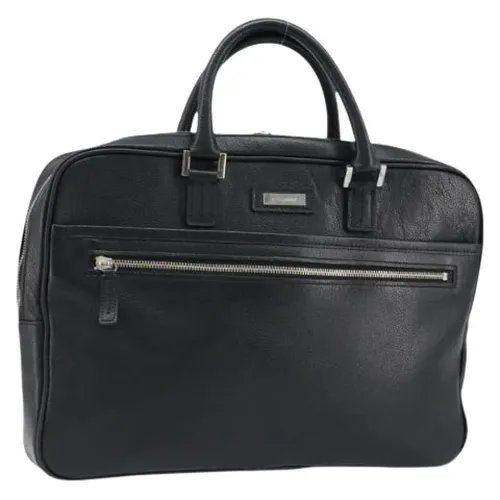 Pre-owned Vintage Leather Handbag - Burberry Vintage - Modalova