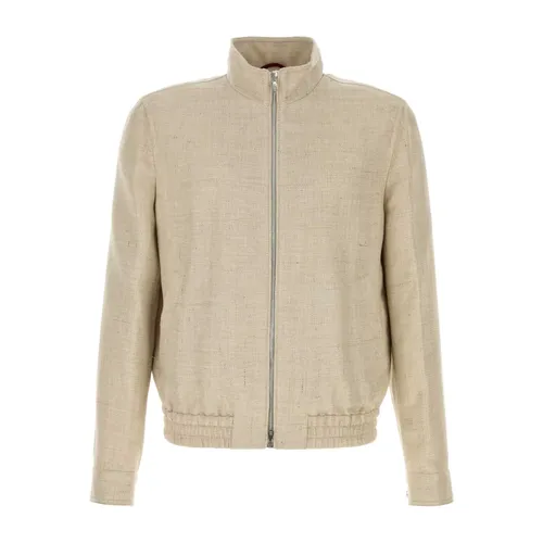Silk Blend Jacket - Brunello Cucinelli - Modalova